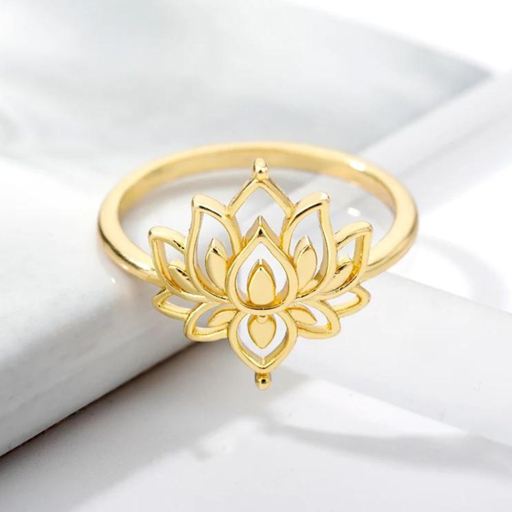 Bague Fleur de Lotus Or