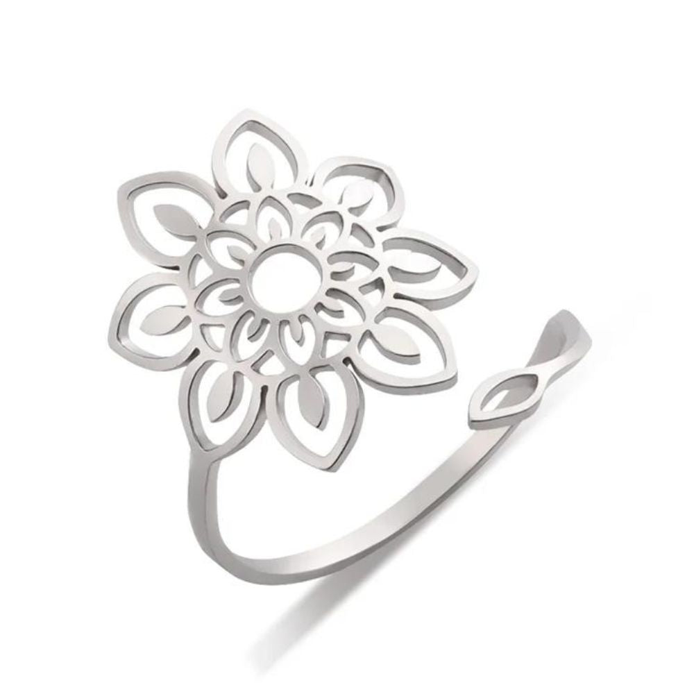 Bague Fleur de Vie Réglable