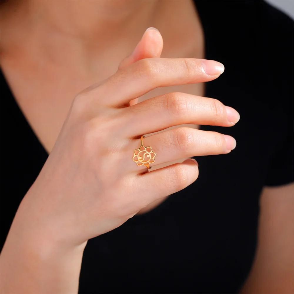 Bague Fleur de Vie Vintage Or