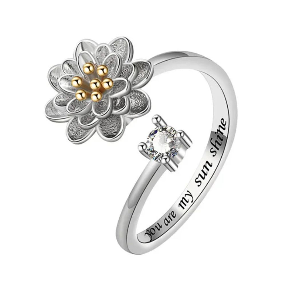 Bague Fleur qui Tourne