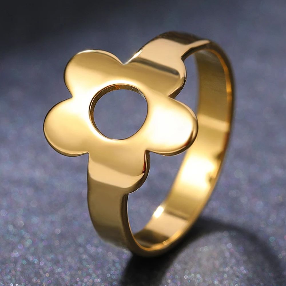 Bague Fleur Simple