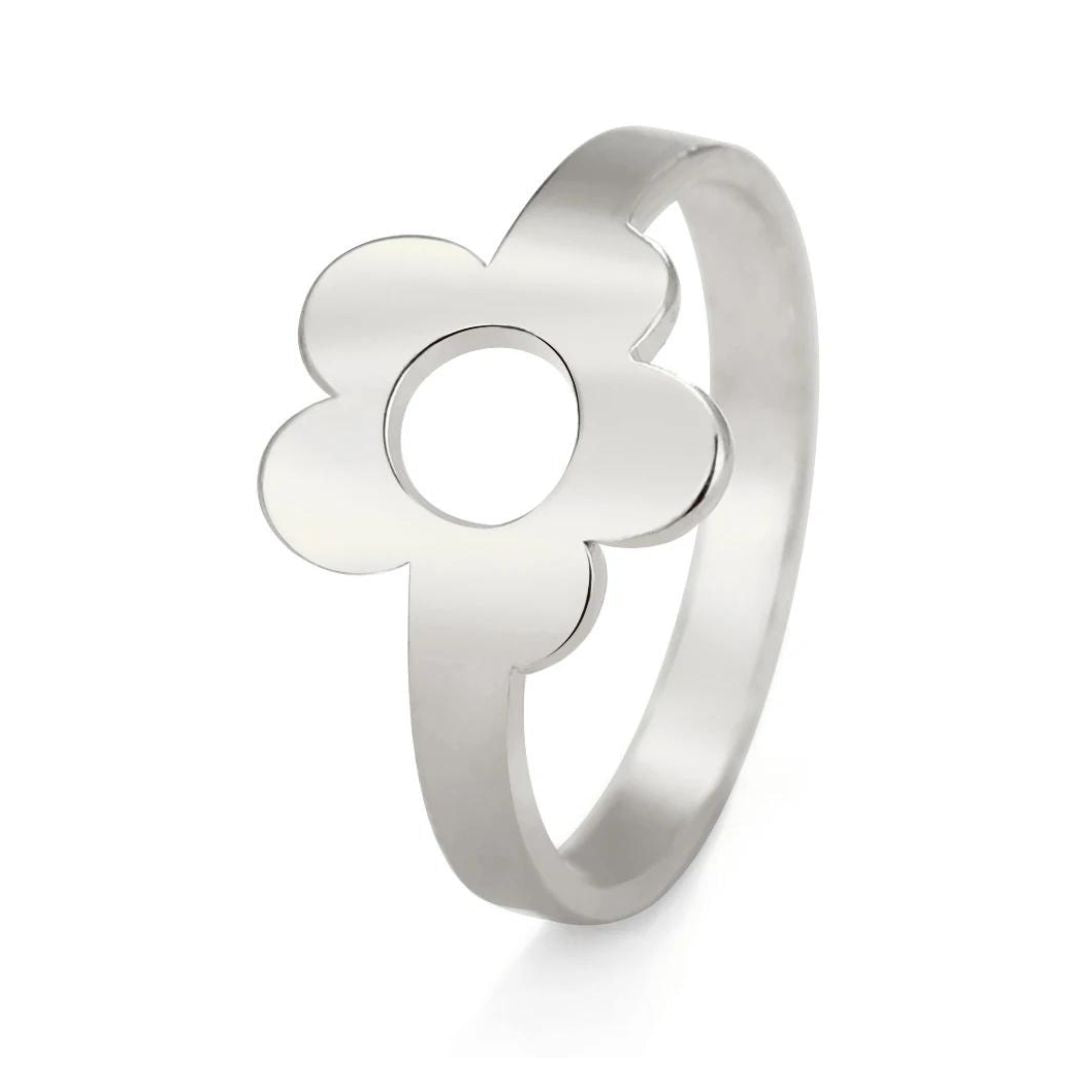 Bague Fleur Design argent