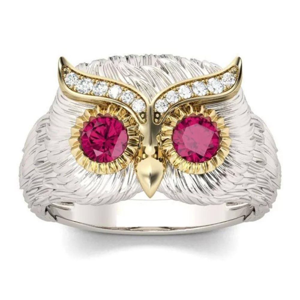 bague hibou femme