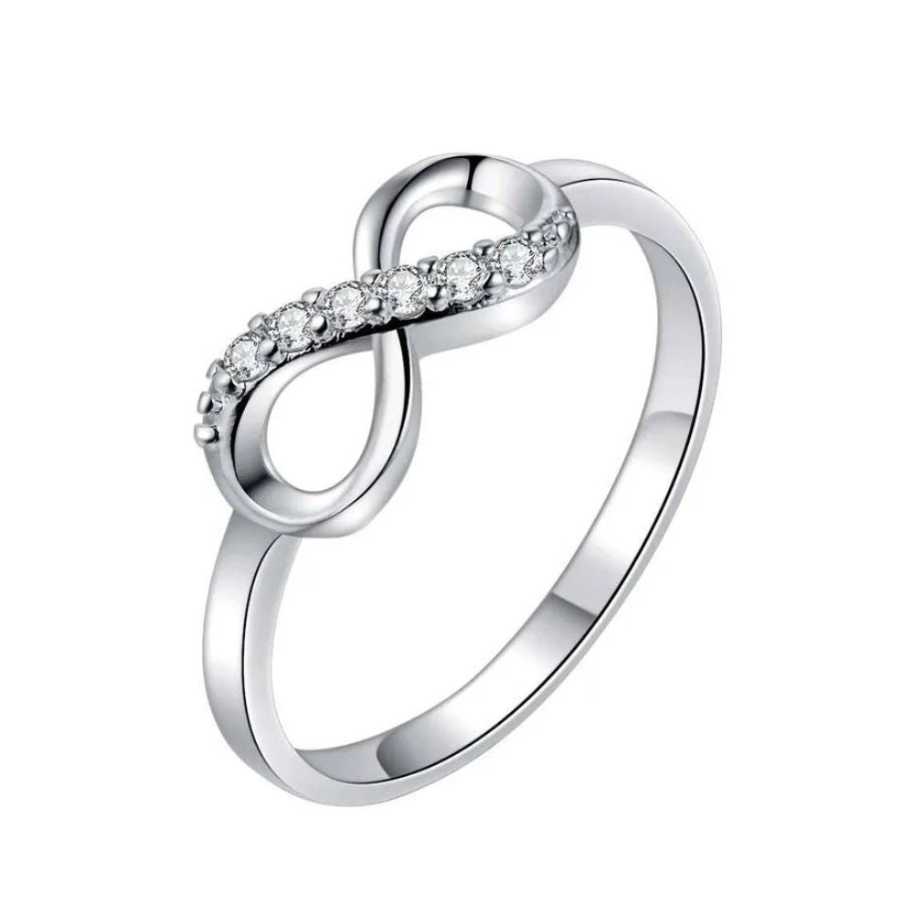 Bague Infini Mère Fille argent
