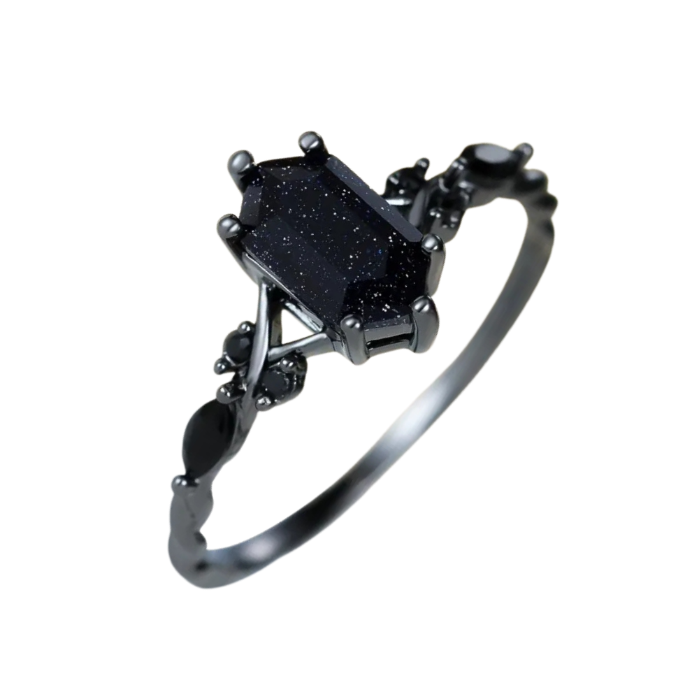 Bague Noire Nuit