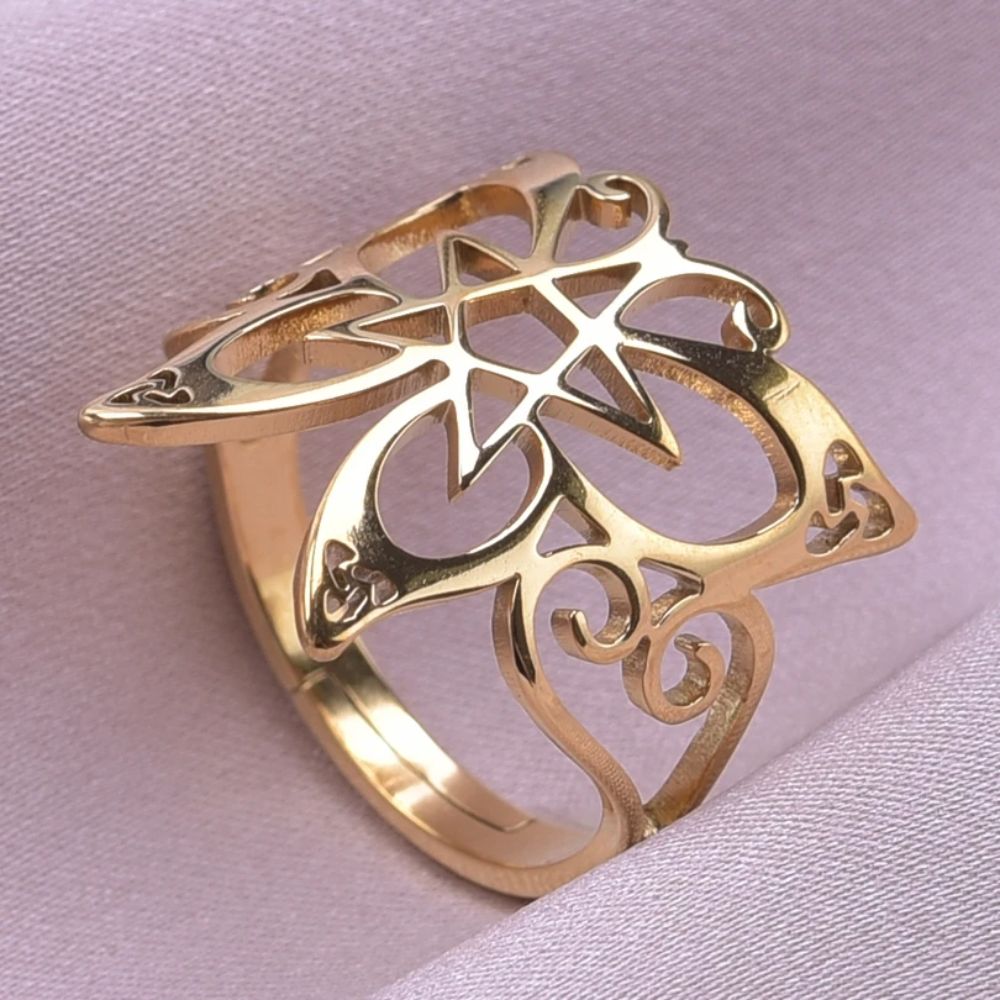 Bague Papillon Acier