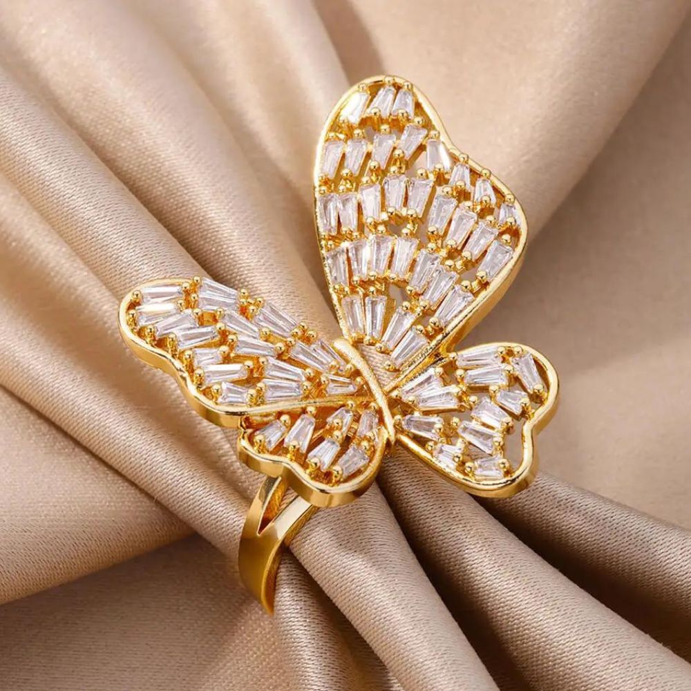 Bague Papillon Or