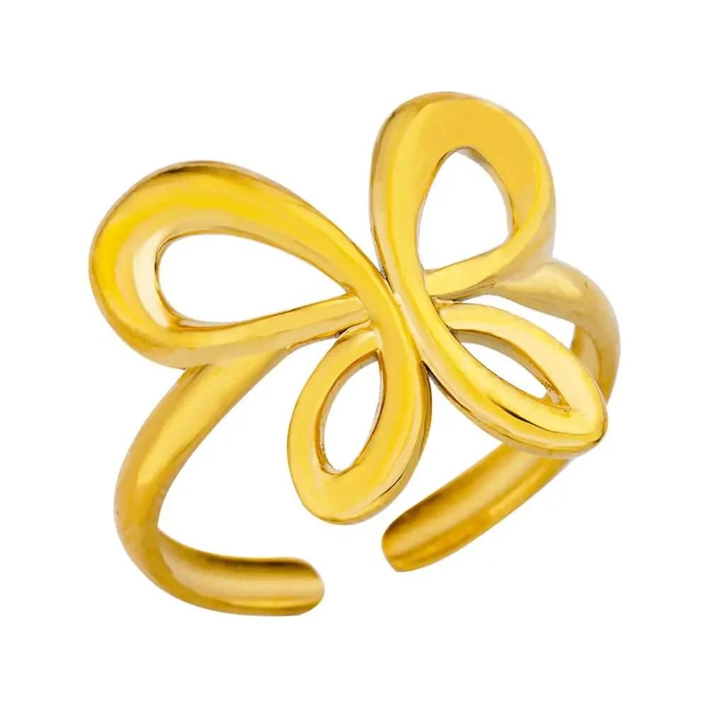 Bague Papillon couleur or