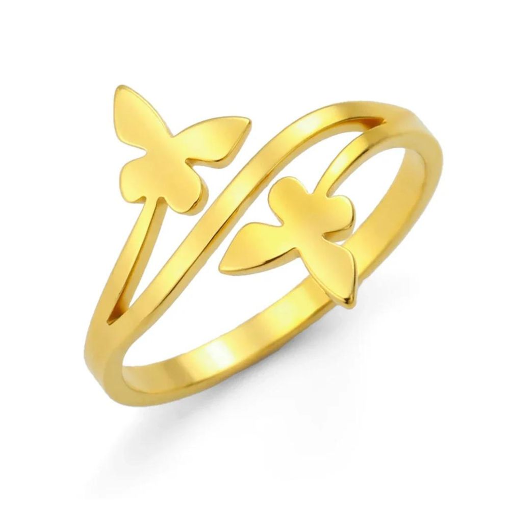 Bague Double Papillon