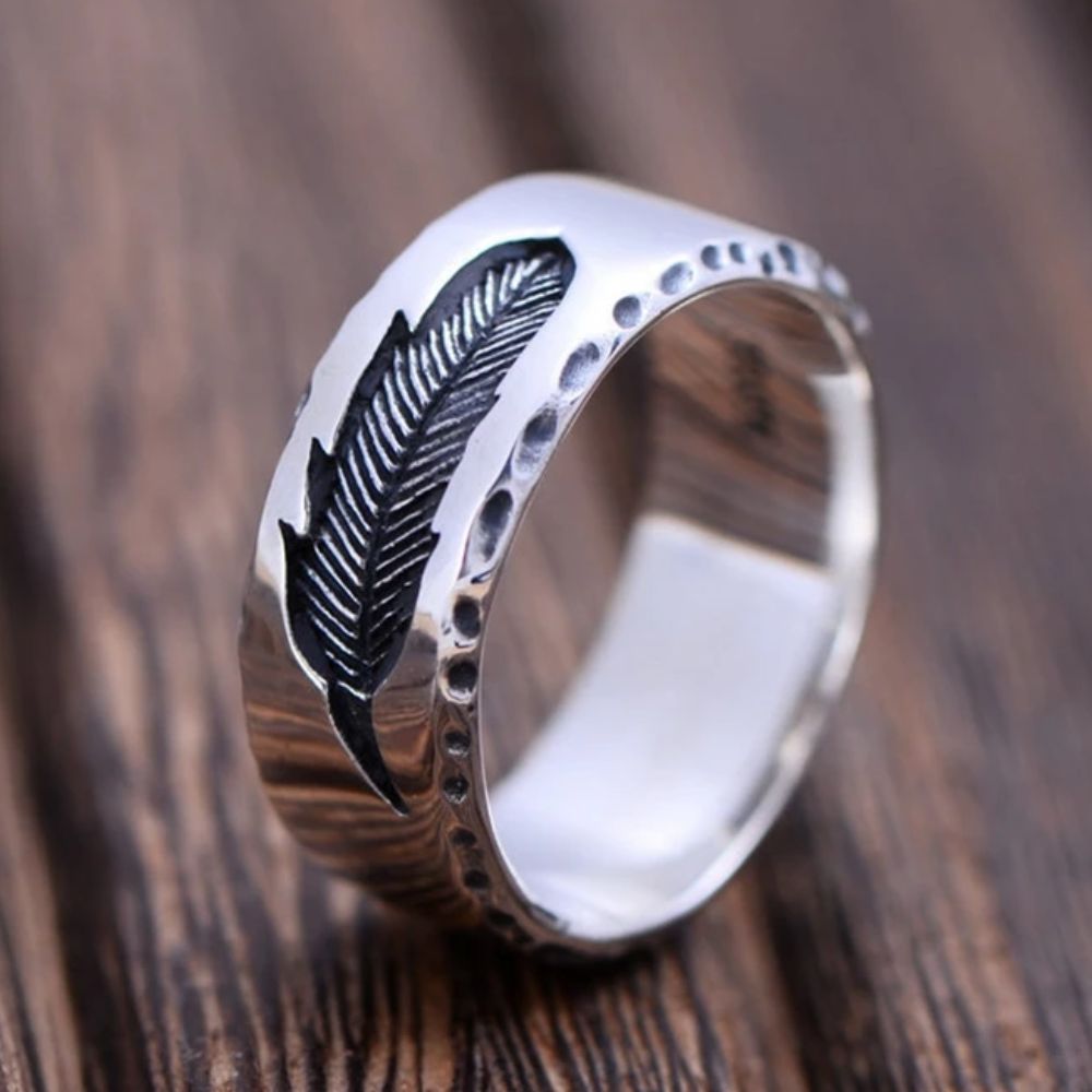Anneau Plume Homme