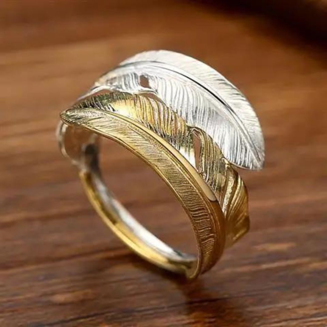 Bague Deux Plumes