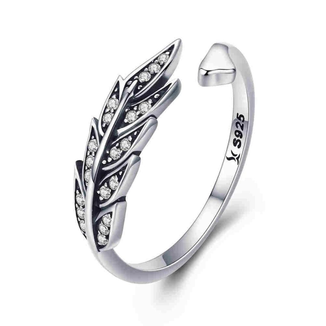 Bague de Fiançailles Plume