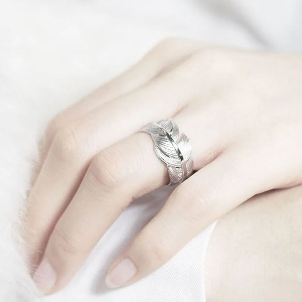 Bague Plume Ancienne