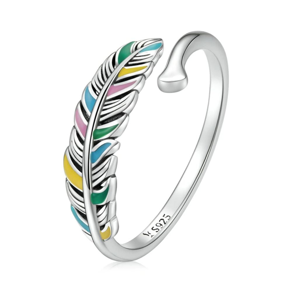 Bague Plume Couleur