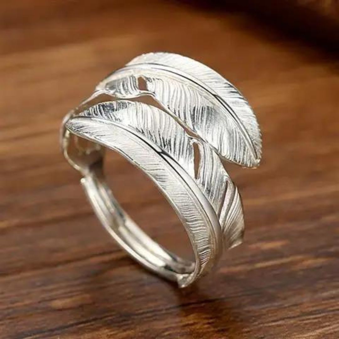 Bague Deux Plumes