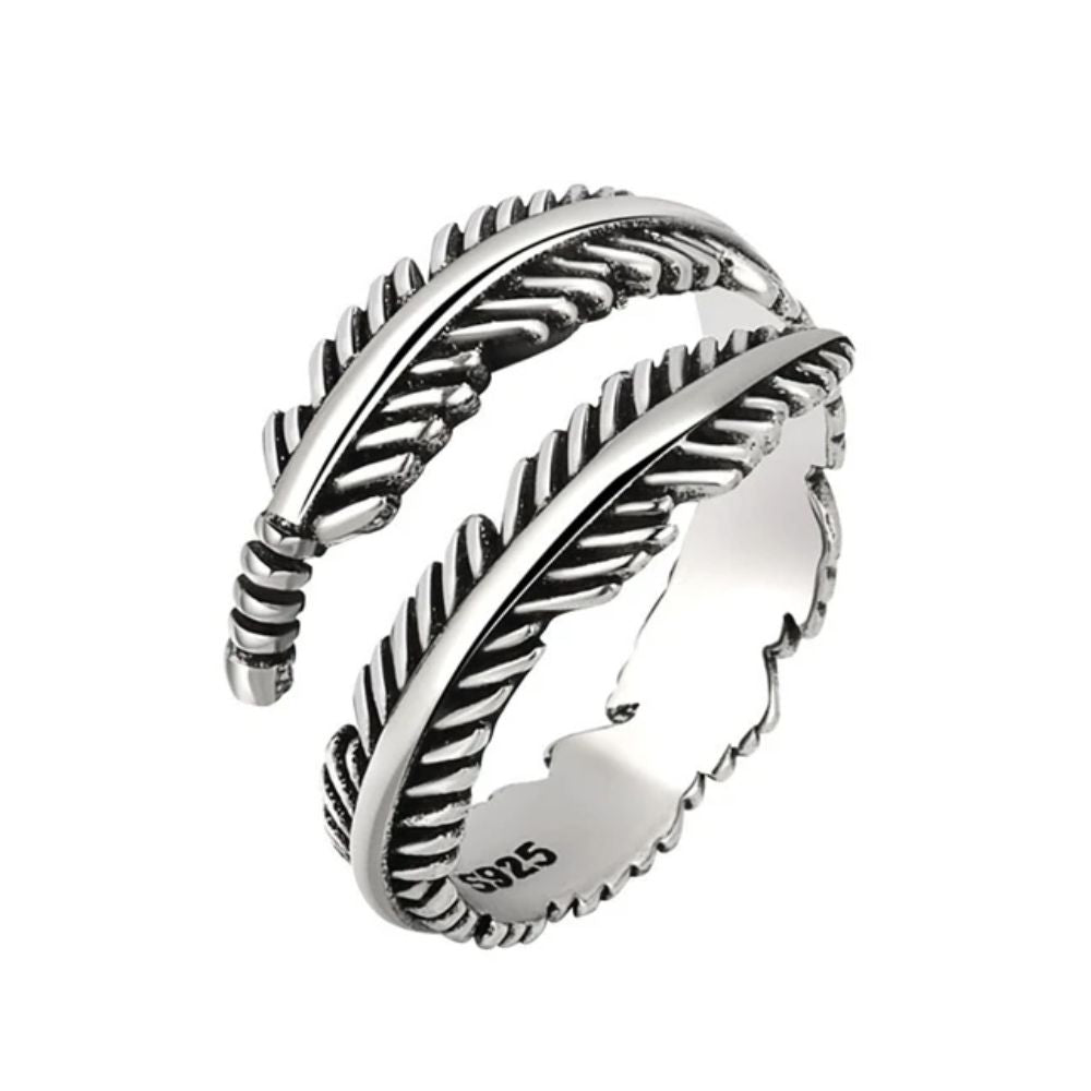Bague Plume Argent 925
