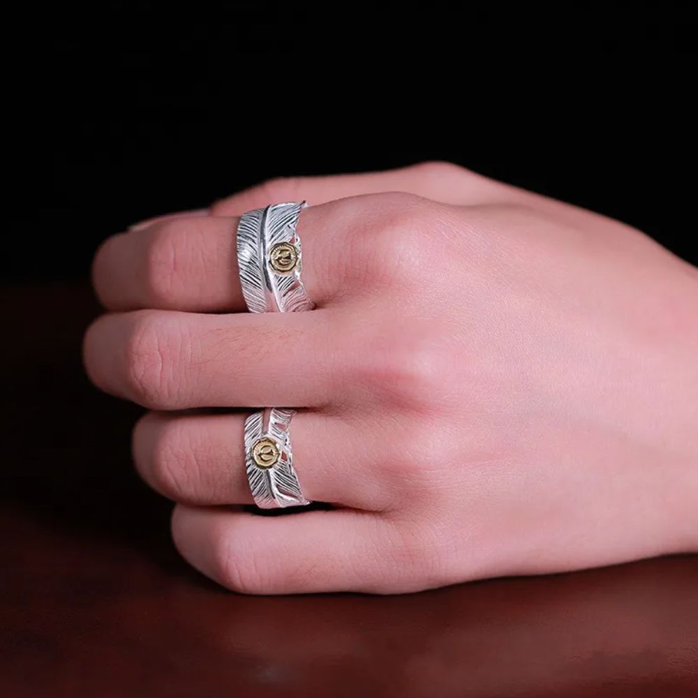 Bague Homme Plume Démon