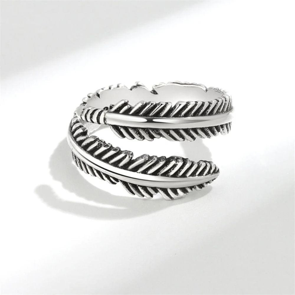Bague Plume Argent 925