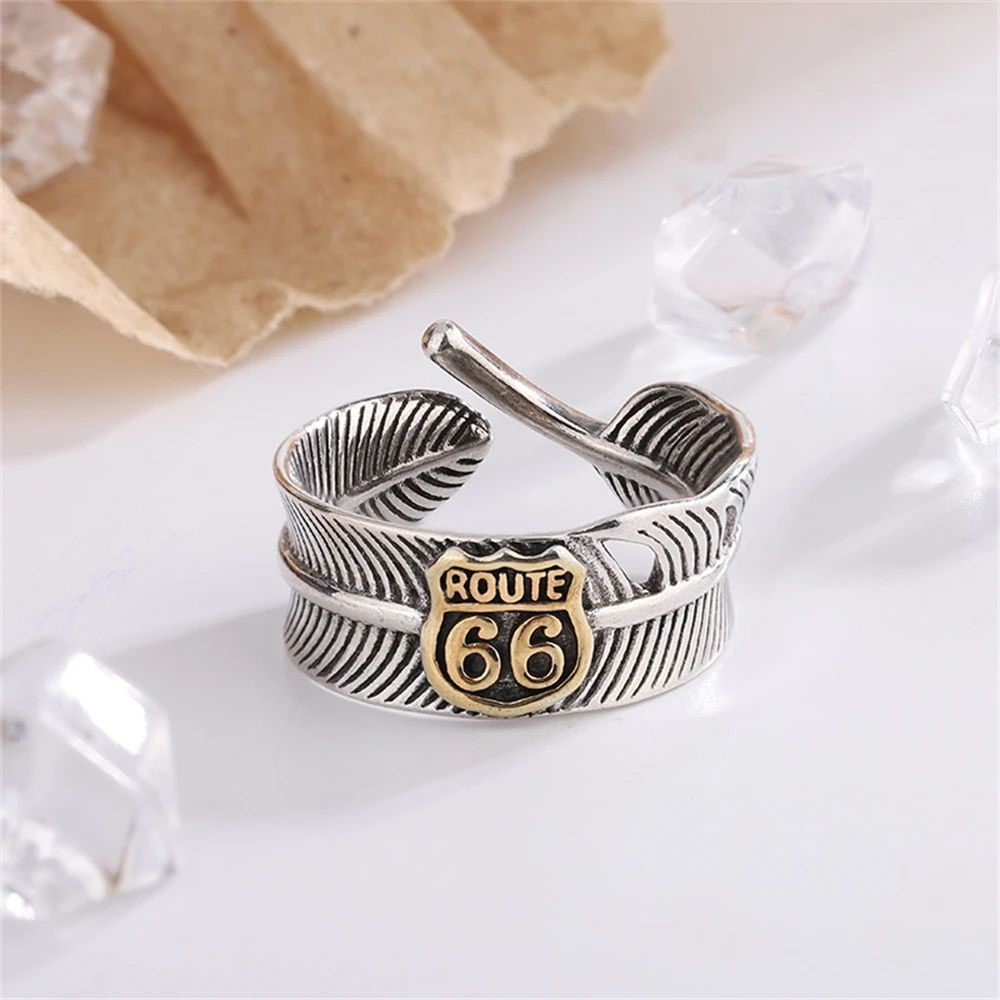Bague Plume Route 66
