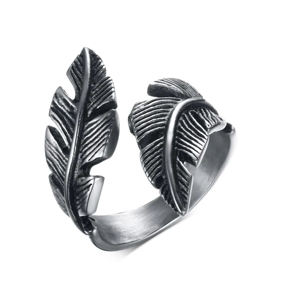 Bague Double Plume
