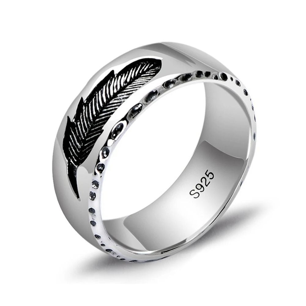 Anneau Plume Homme