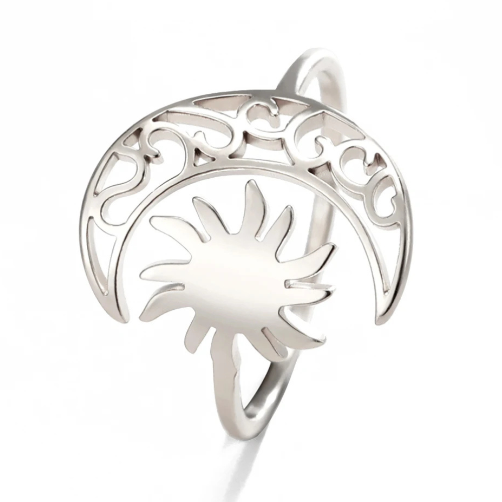 Bague Soleil et Lune Femme