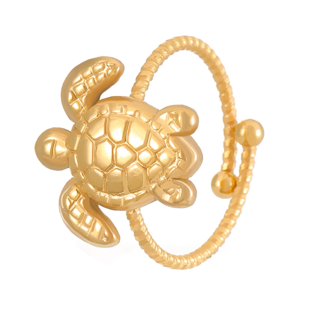 Bague Tortue Doré