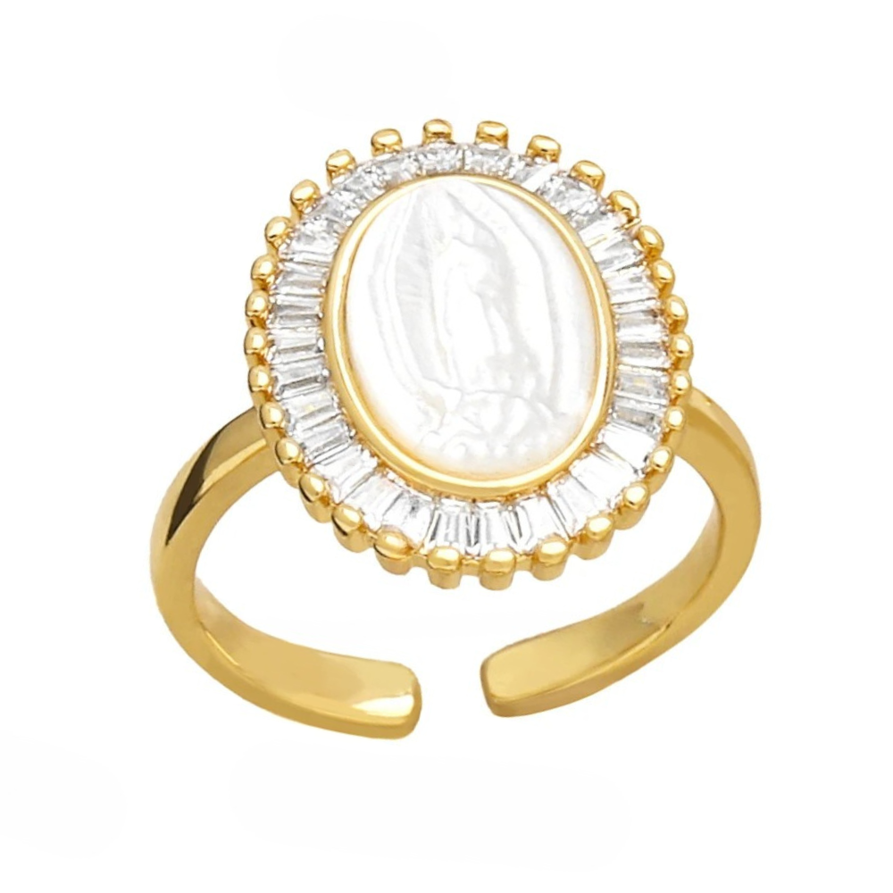 Bague Vierge Marie Nacre Stass