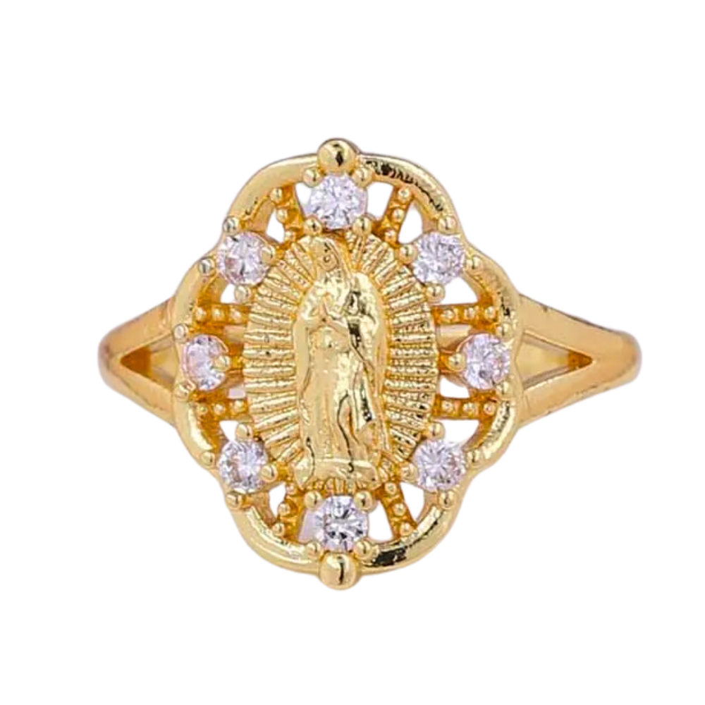 Bague Vierge Marie Vintage