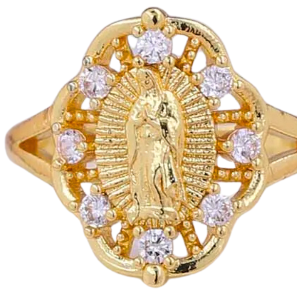 Bague Vierge Marie Vintage
