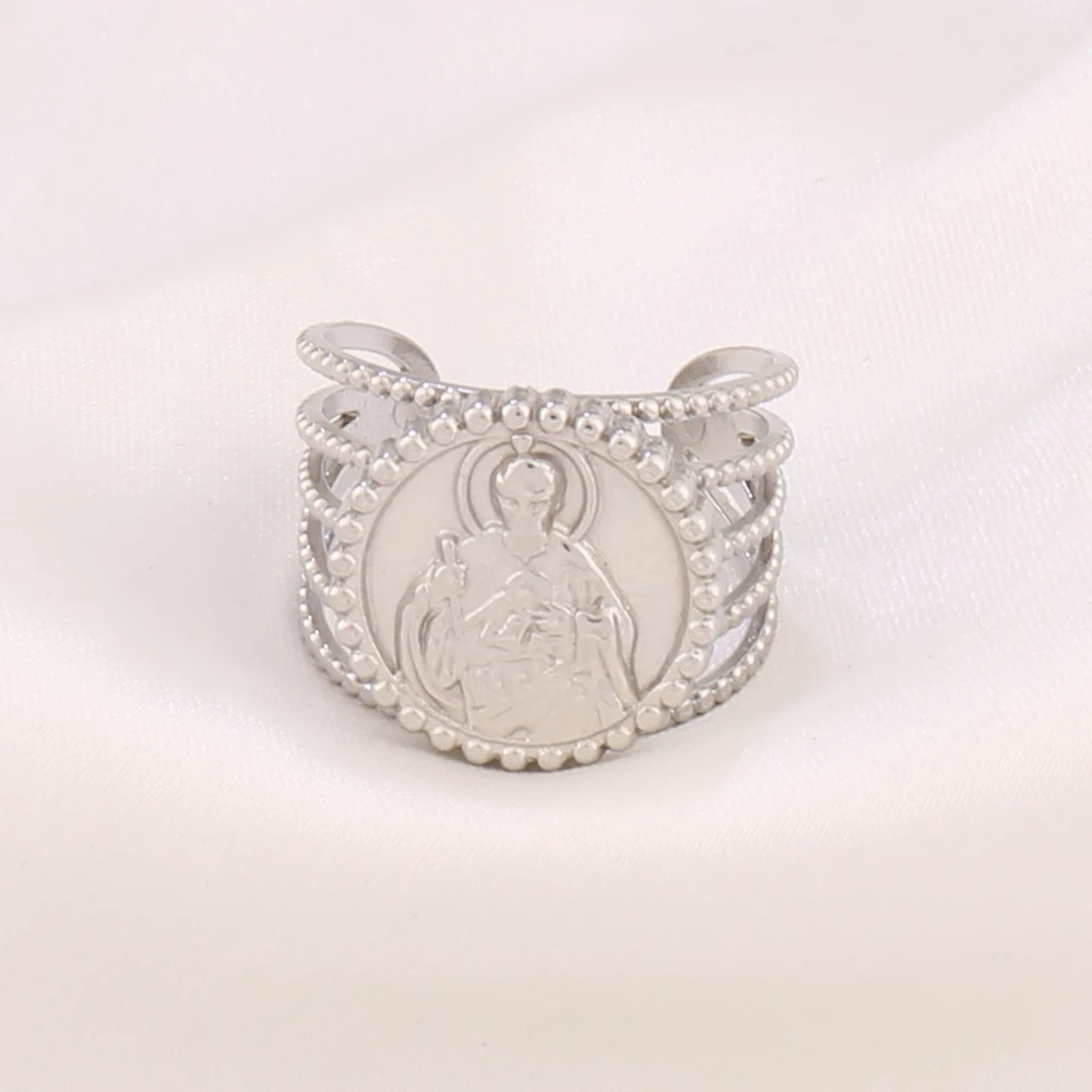 Bague Médaillon Vierge Marie