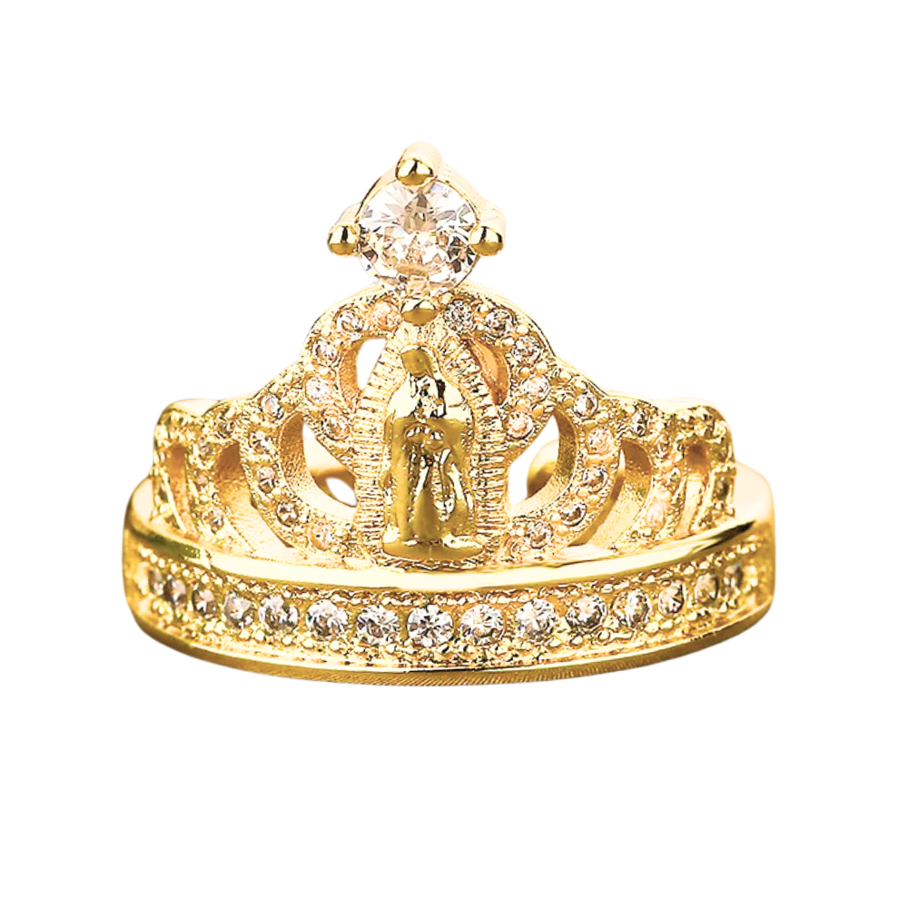 Bague Vierge Marie Couronne