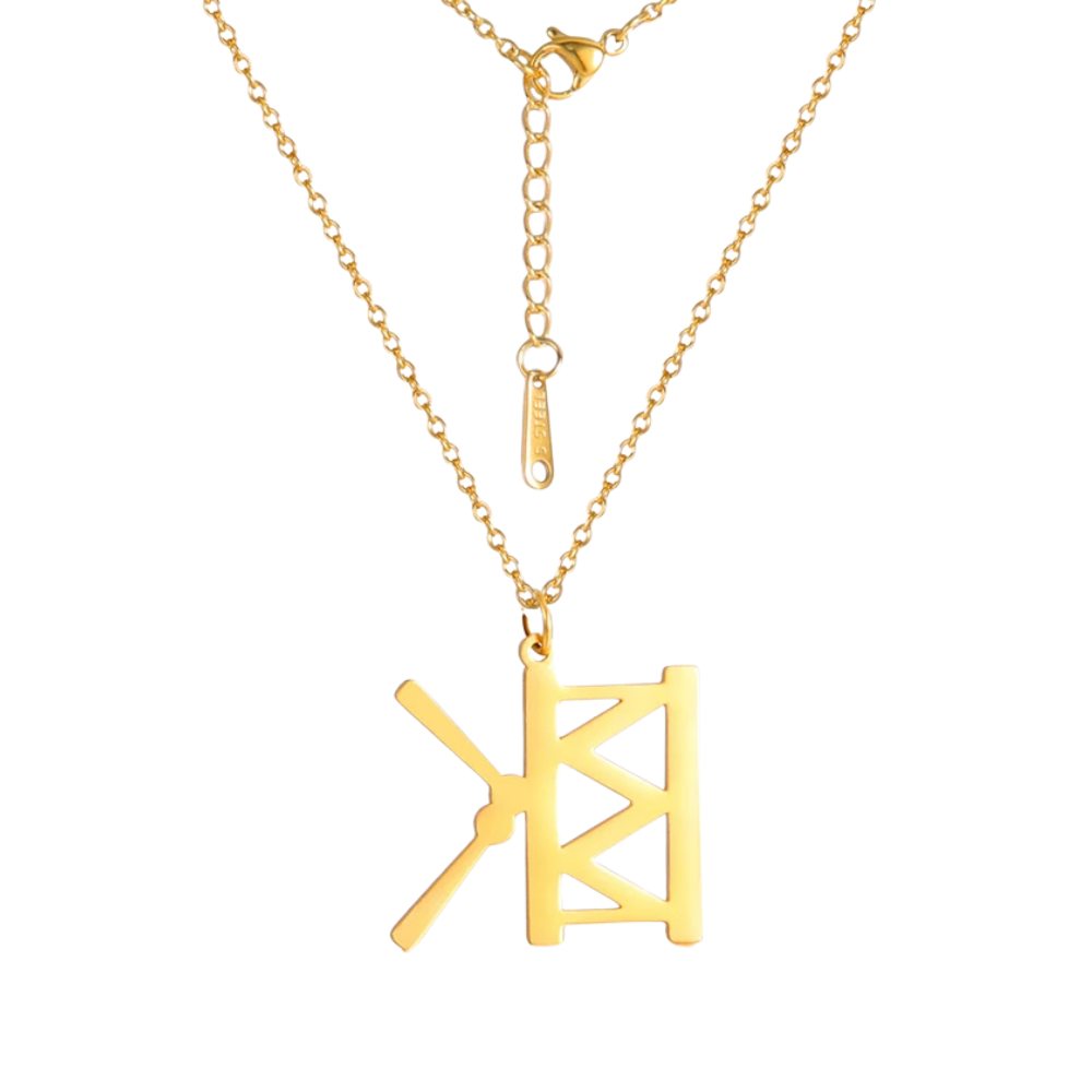 Collier Tambour or