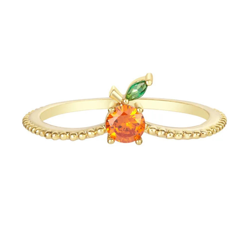 Bague Orange Femme