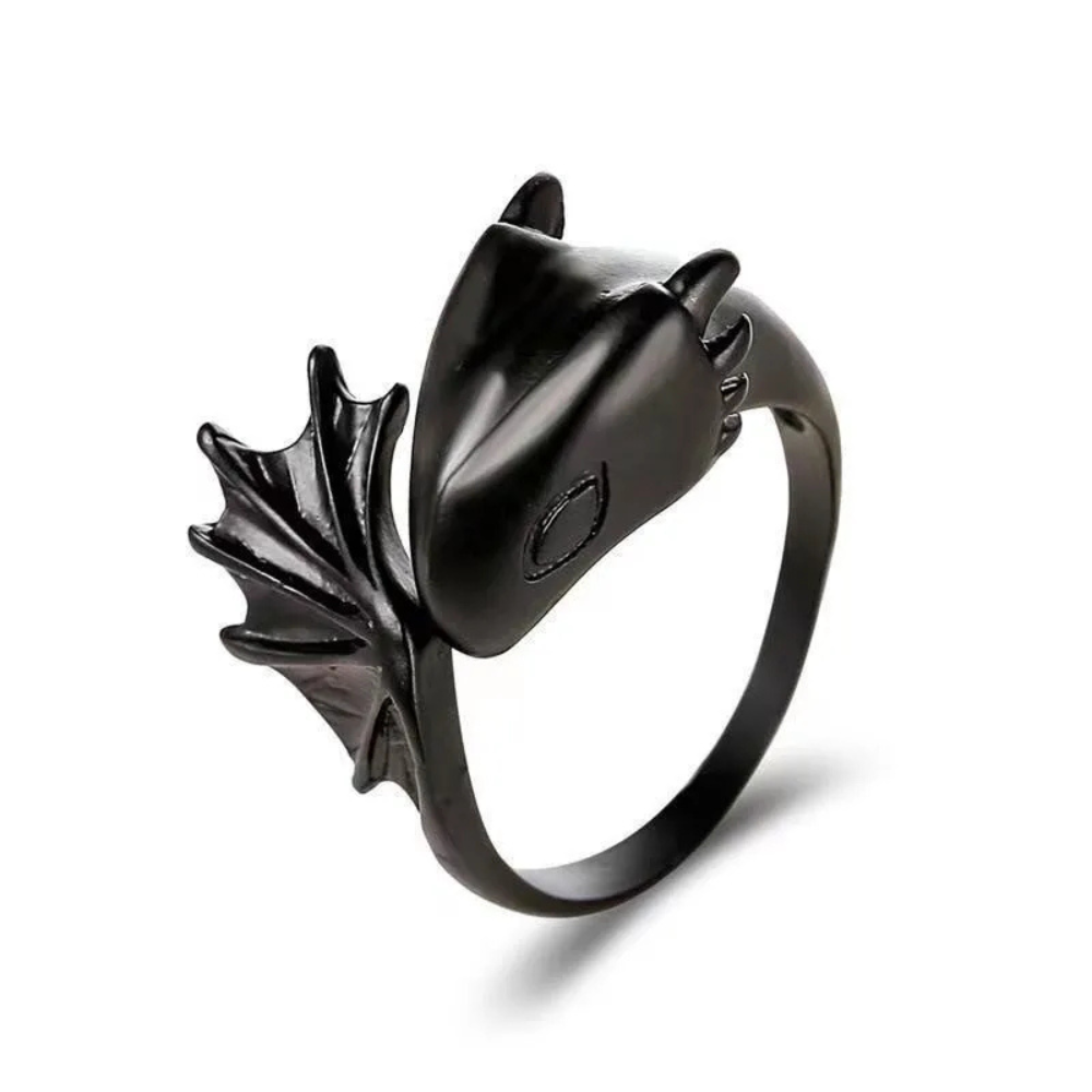 Bague Dragon Noir