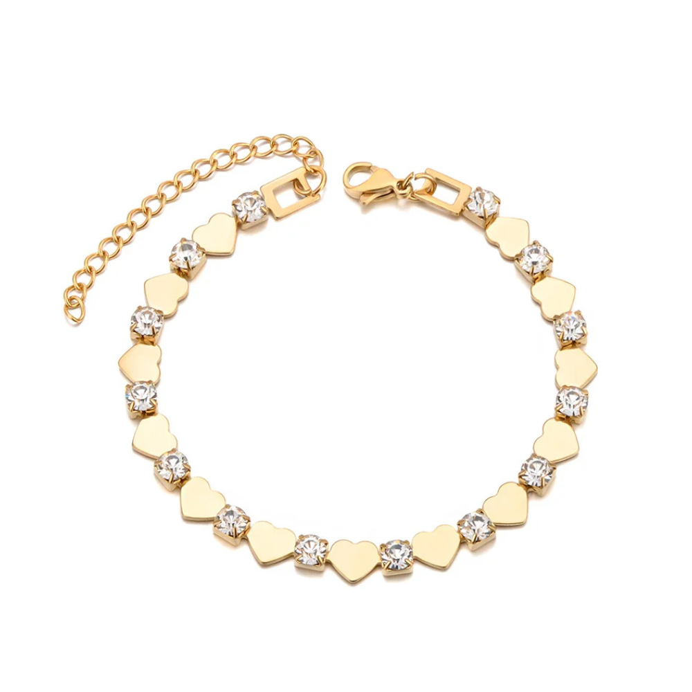 Bracelet Coeur et diamant