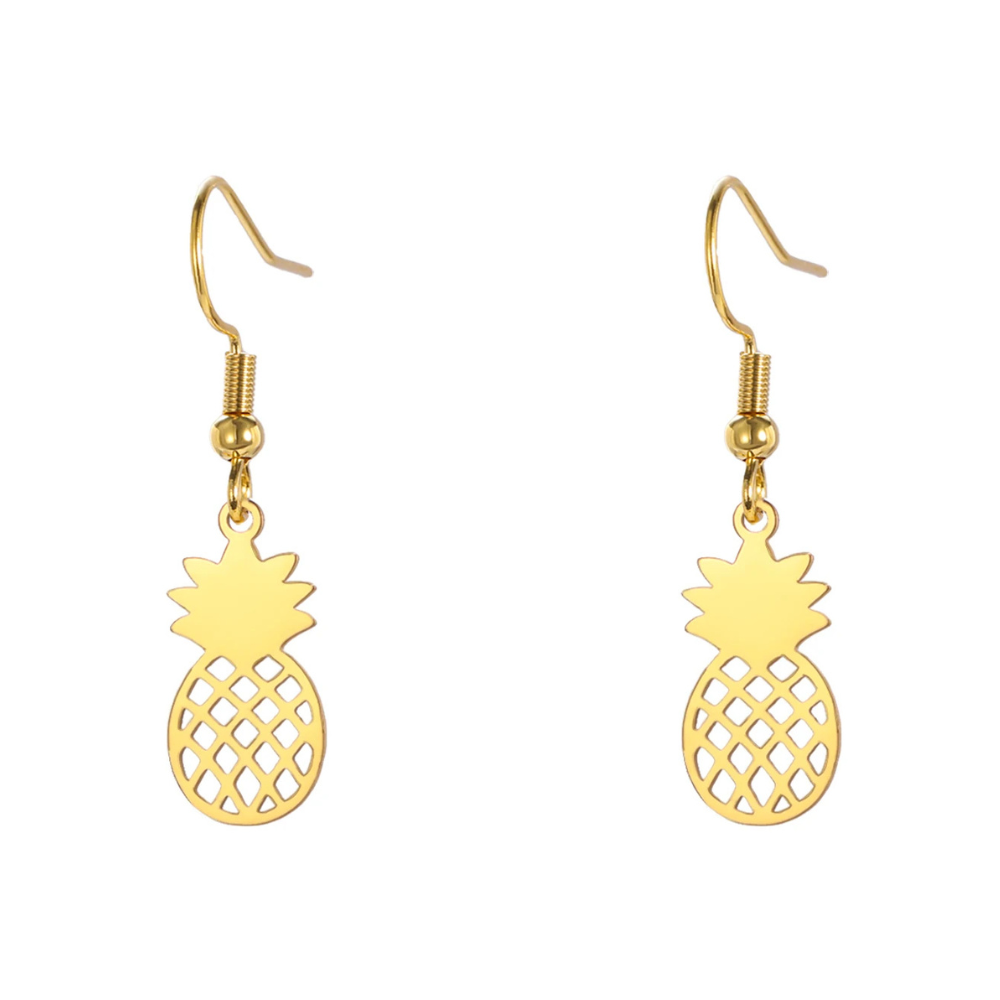 Boucles d'Oreilles Ananas Femme