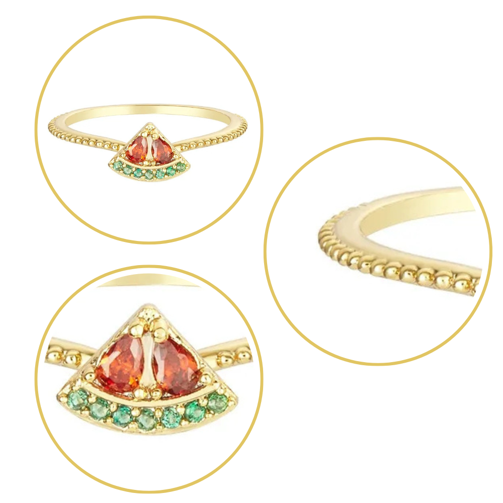 Bague Pastèque Femme