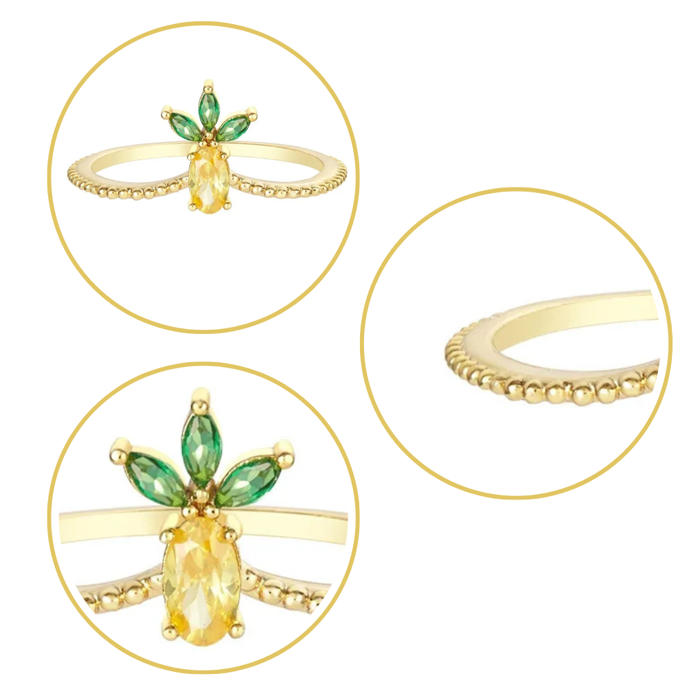 Bague Ananas Femme