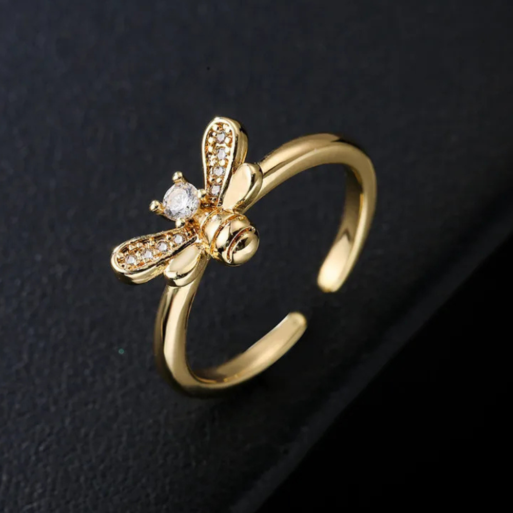 Bague Abeille Strass