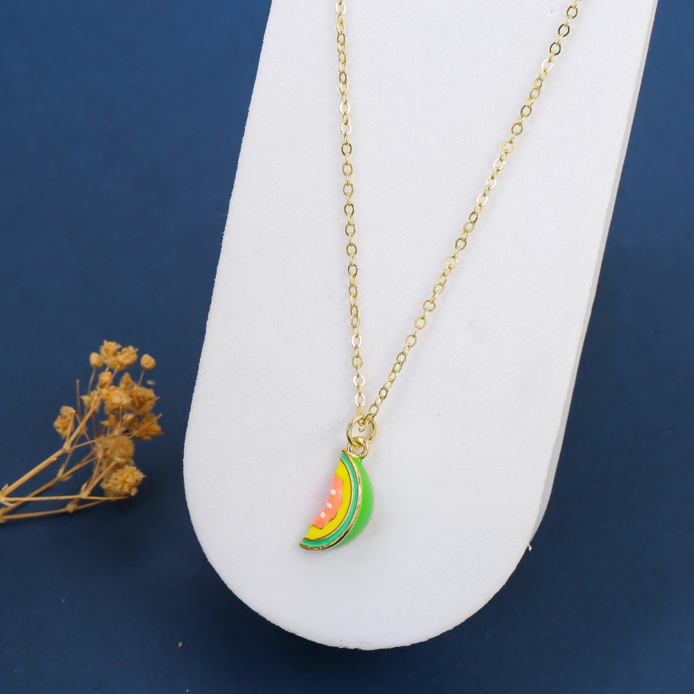 Collier Pastèque femme