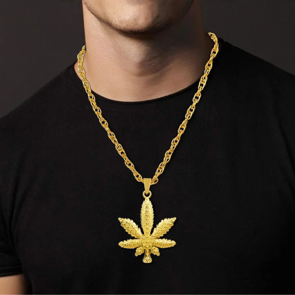 Collier Cannabis Bling Bling