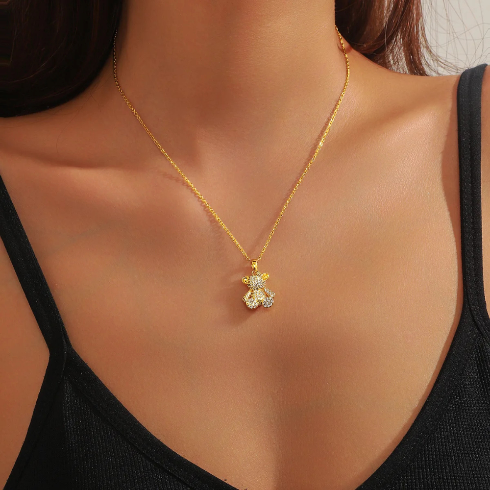 Collier Ours Femme