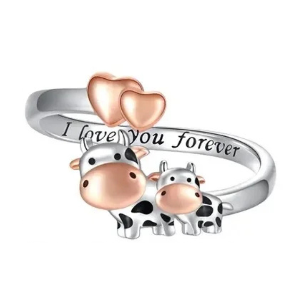 Bague Vache Cœur