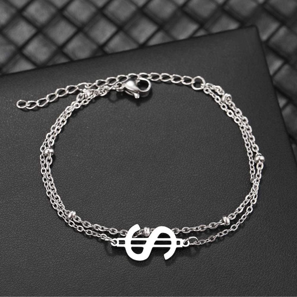 Bracelet Dollar Femme argent