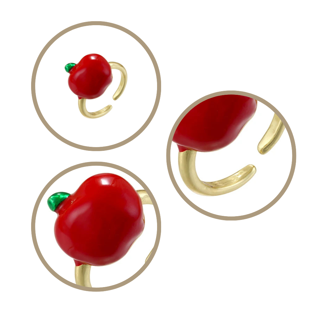 Bague Pomme Rouge