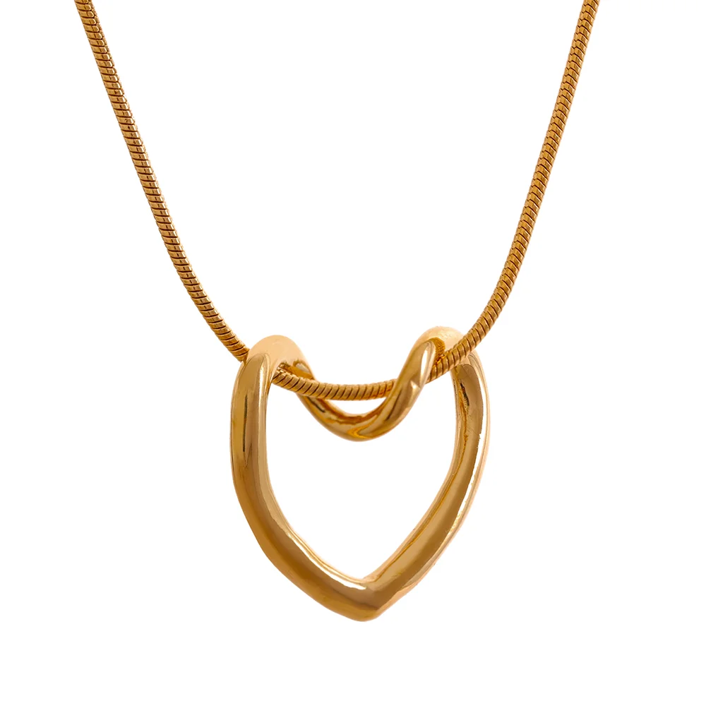 Collier Coeur Minimaliste