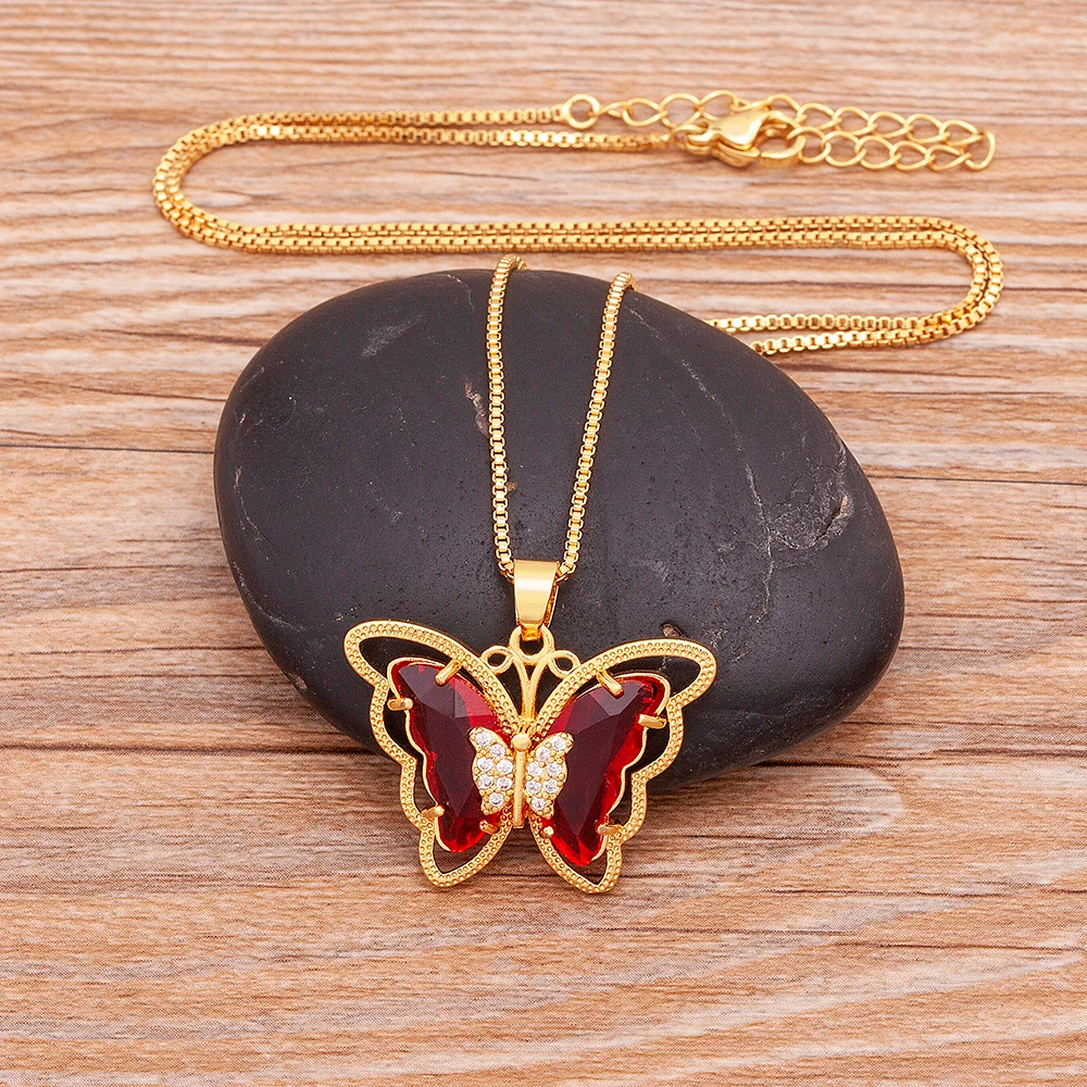 Collier Papillon Couleurs