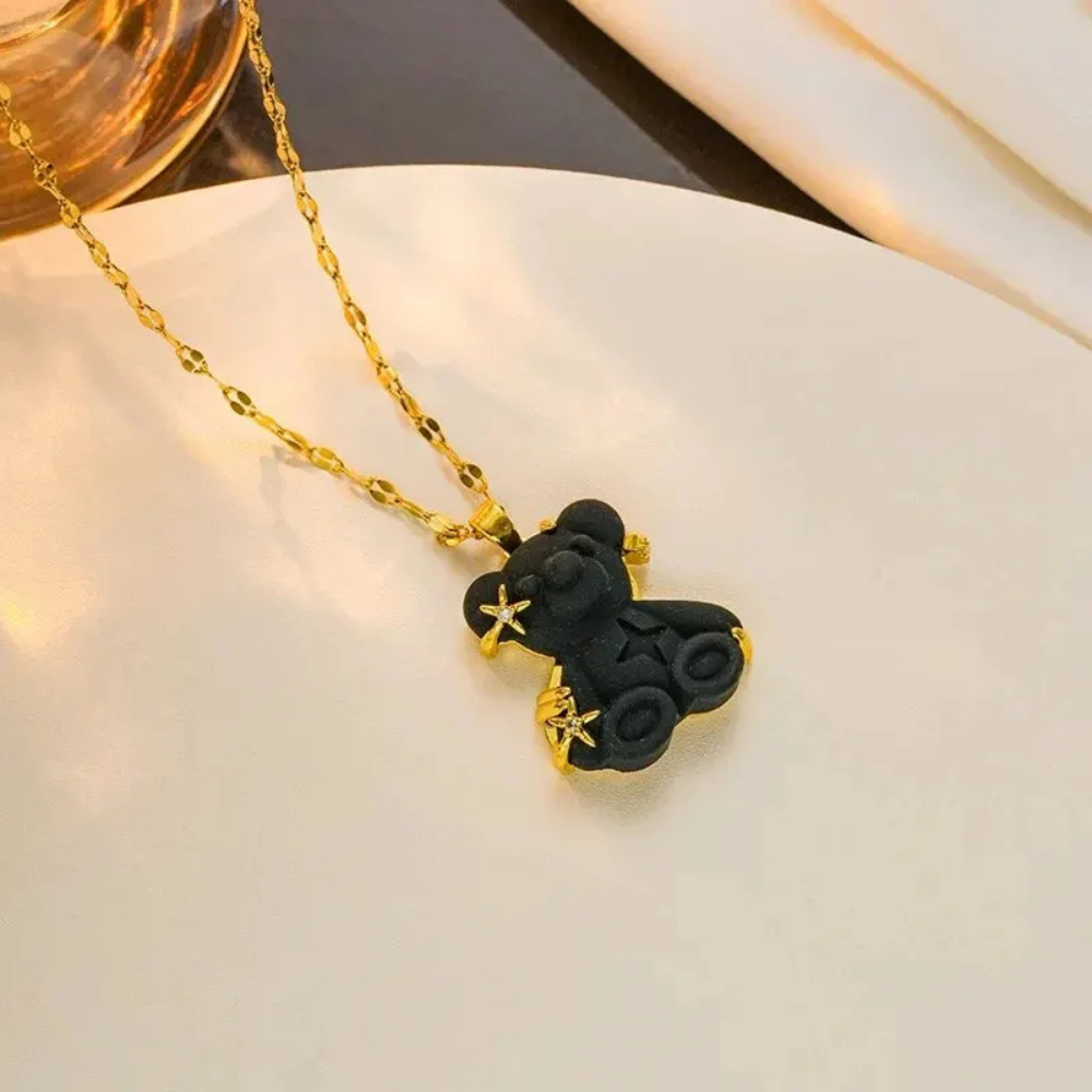 Collier Ours noir