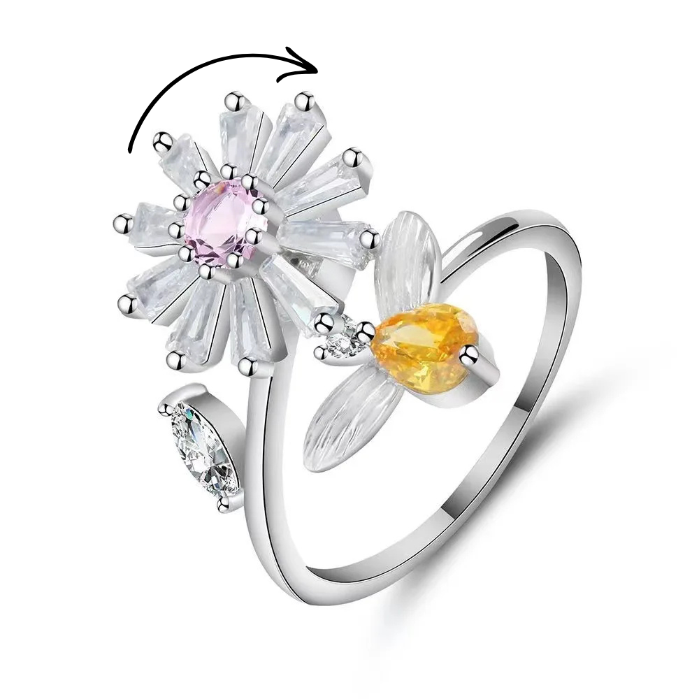 Bague Abeille Anti-Stress